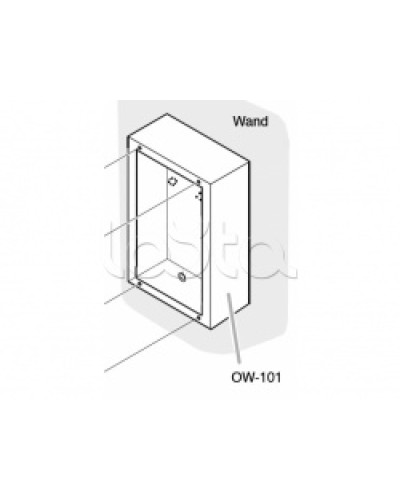 Коробка накладная TOA OW-101 в Хабаровске Аксессуары для СОУЭ Pintop.ru