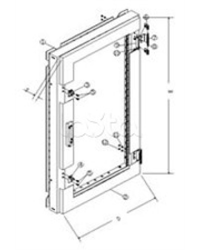 Дверь передняя плексигласовая TOA PGD-22 в Хабаровске Системы оповещения и трансляции TOA Pintop.ru