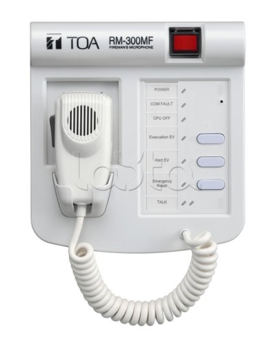 Панель микрофонная пожарная для серии VM-3000 в Хабаровске Системы оповещения и трансляции TOA Pintop.ru
