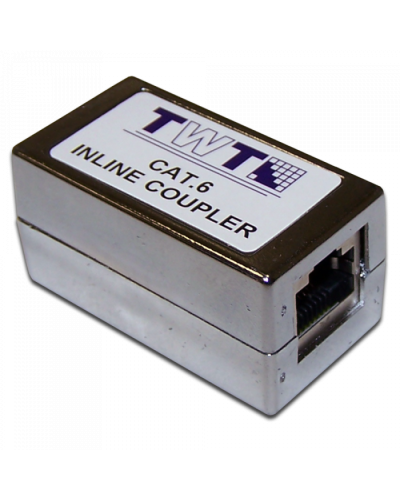 Повторитель портов RJ-45, экранированный, категории 6 TWT (TWT-CP45STP6) в Хабаровске Проходные адаптеры RJ-45 и разветвители Pintop.ru