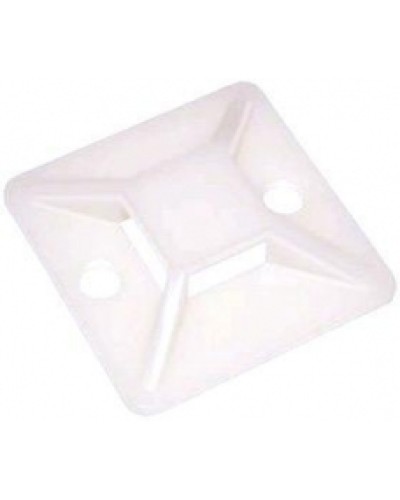 Площадка самоклеящаяся под стяжку, 30х30 мм, белая (100шт.уп) TWT-CV-ATM30 в Хабаровске Патч-корды и пигтейлы Pintop.ru