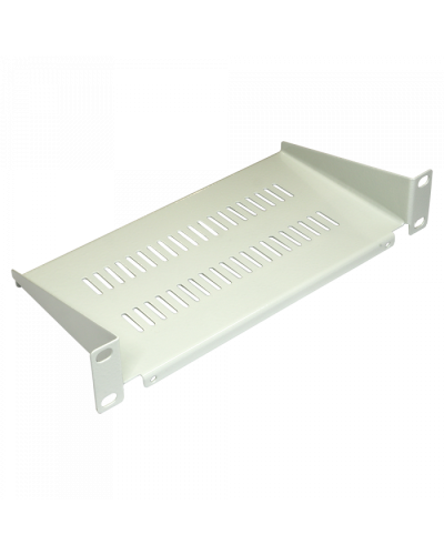 Полка фронтальная для шкафа 10, 1U, глубиной 120 мм, серая TWT (TWT-CBW10-SF120-1U-GY) в Хабаровске Полки для шкафов и стоек Pintop.ru