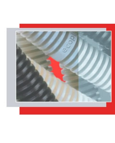 Труба гофр. ПВХ 16 мм (100 м) Экопласт (10016) в Хабаровске Труба гофрированная Pintop.ru