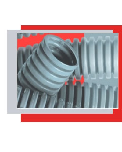 Труба гофрированная ПВХ тяжелая, с зондом диам. 32 мм (25м) Экопласт 11132 в Хабаровске Труба гофрированная Pintop.ru