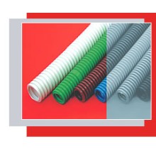 Труба гофрированная ПНД тяжелая диам 50 мм, с зондом Экопласт 21150