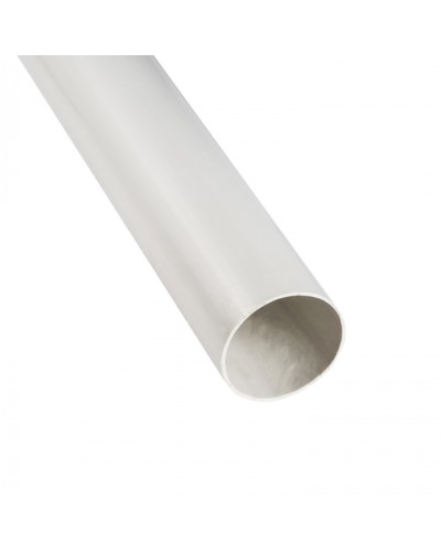 Труба ПНД гладкая тяжелая, цвет серый, диам 63 мм (3м) Экопласт (23063-GR) в Хабаровске Гладкая труба Pintop.ru