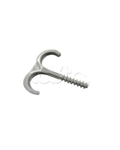 Держатель (клипса) F типа двойнаядля труб D16-20 мм Экопласт 41826 в Хабаровске Держатели, клипсы, скобы Pintop.ru