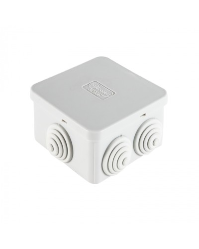 Коробка огн. E110, о/п 85х85х50мм,без галогена, 12 вых., IP55, 12P, серый Экопласт (43071HF) в Хабаровске Распределительные коробки Pintop.ru