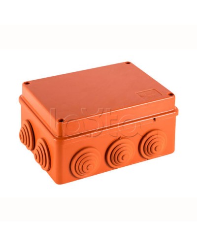JBS150 Коробка огн. E110, о/п 150х110х70мм, без галогена,10 вых., IP55, 9P, (1,5-4 мм2), цвет оранж. Экопласт (43169HF) в Хабаровске Коробки (ОКЛ) Экопласт Pintop.ru