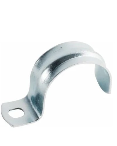 Скоба оцинк. с одним отверстием, для трубы D32мм (100 шт/уп) Экопласт (43732) - Скоба оцинкованная с одним отверстием, для трубы D32мм Экопласт в Хабаровске Держатели, клипсы, скобы Pintop.ru