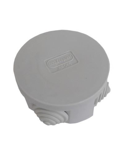 Коробка распределительная о/п с крышкой D65х35 мм, 4 вых. Экопласт 44004 в Хабаровске Распределительные коробки Pintop.ru