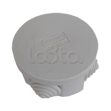 Коробка распределительная о/п с крышкой D65х35 мм, 4 вых. Экопласт 44004-1