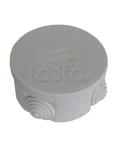 Коробка распределительная о/п с крышкой D80х40 мм, 4 вых., без галагена Экопласт 44005HF в Хабаровске Распределительные коробки Pintop.ru