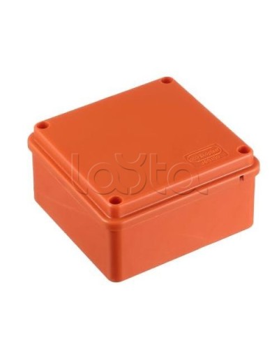 Коробка распределительная без сальников о/п 100х100х55, 6 вых., без галогена Экопласт 44057HF в Хабаровске Распределительные коробки Pintop.ru