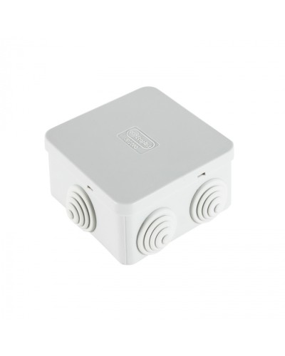 Коробка распределительная о/п, для монтажного пистолета 85х85х50, без галогена, 6 вых, IP44 (44066HF) в Хабаровске Распределительные коробки Pintop.ru