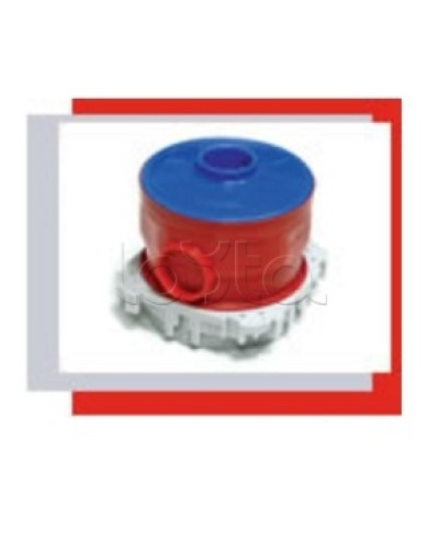 Крышка фланцевая для коробки под заливку в бетон (синий) Экопласт 44602 в Хабаровске Аксессуары для кабель-канала Pintop.ru