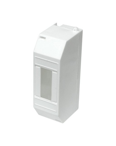Щиток наружный для автоматических выключателей под 1-2 модуля (белый) Экопласт 44917 в Хабаровске Боксы для автоматов Pintop.ru