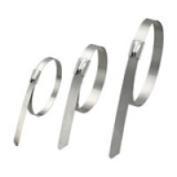 Хомут кабельный стальной 4,6x200 мм (50 шт/уп) Экопласт 45320