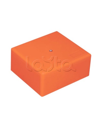 Коробка огн. с глад. стенками,без галогена, IP41, 12P, (1,5-6мм2) (оранж) ОКЛ Экопласт (46281HF) в Хабаровске Распределительные коробки Pintop.ru