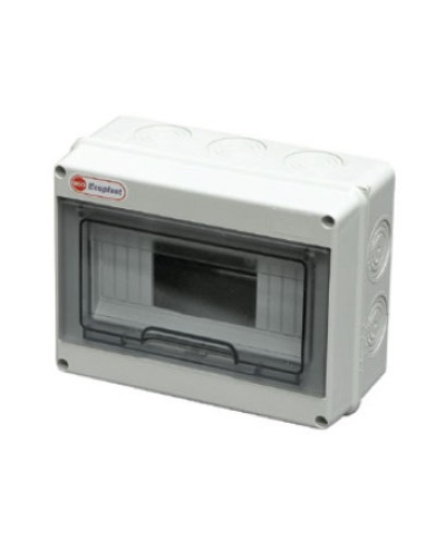 Шкаф настенный, 12-13 модулей, IP65 Экопласт 46412 в Хабаровске Боксы для автоматов Pintop.ru