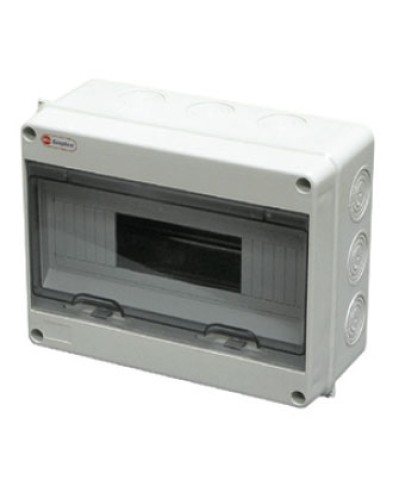 Шкаф настенный, 18 модулей, IP65 Экопласт 46418 в Хабаровске Боксы для автоматов Pintop.ru