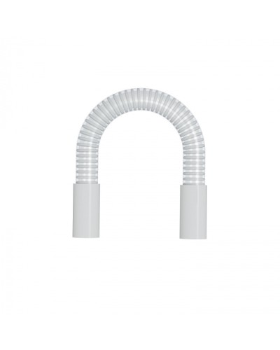 Гибкий переход для трубы диам. 25мм, длина 30см, цвет белый (49415W) в Хабаровске Повороты, муфты, тройники Pintop.ru