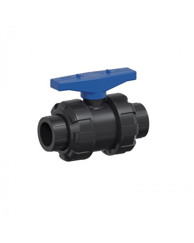 Кран шаровый d25 (уплотнение TPV, остальное EPDM) с муфтовым окончанием Экопласт (49447) в Хабаровске Аксессуары для кабель-канала Pintop.ru