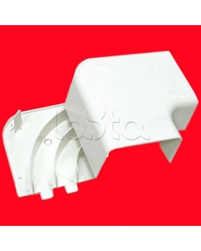 Угол плоский 100х40 с задней стенкой и разделителем для кабель-канала серии ARC-LAN Экопласт 576314 в Хабаровске Аксессуары для кабель-канала Pintop.ru