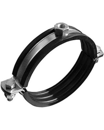 Хомут трубный 1 1/4 ̋̋ (39-46мм) М8 (1шт) Экопласт 59917-1 в Хабаровске Аксессуары для кабель-канала Pintop.ru