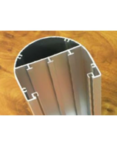 Колонна алюминевая под суппорт (односторонняя) 350мм Экопласт 70135 в Хабаровске Системы лючков и колонн Pintop.ru