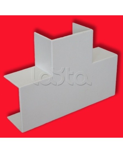 Угол Т-образный для кабель-канала МЕХ, для сечения 60/3x16 Экопласт 72412 в Хабаровске Аксессуары для кабель-канала Pintop.ru