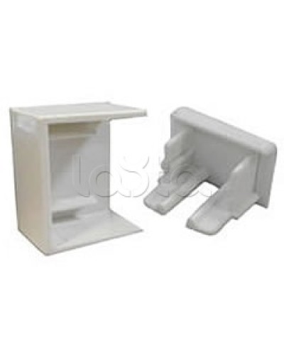 Заглушка для кабель-канала МЕХ, для сечения 40x16 Экопласт 72806 в Хабаровске Аксессуары для кабель-канала Pintop.ru