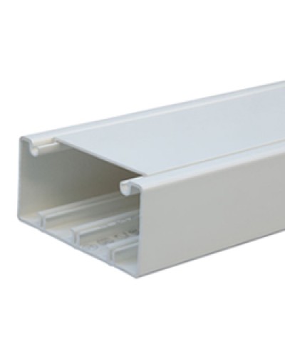 Короб с крышкой 100x40 (Крышка=80мм) Экопласт 76004 в Хабаровске Кабель-канал Pintop.ru