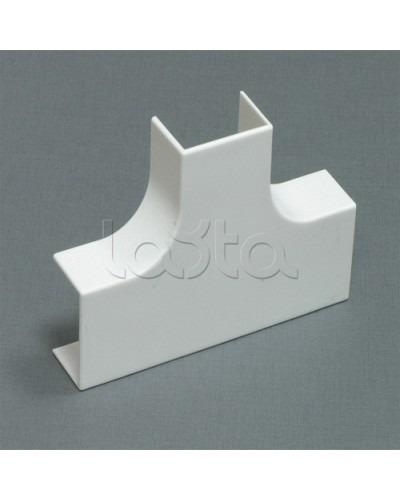 Тройник плавный стандарт TIA 60х40 мм Экопласт 76415R в Хабаровске Аксессуары для кабель-канала Pintop.ru