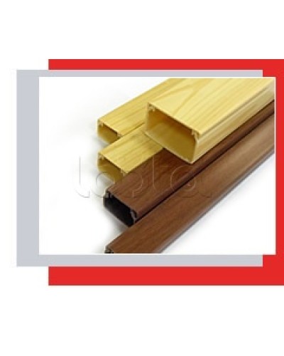 Миниканал 15x10 серия MEX с текстурой дерева (орех) Экопласт 77000N-2 в Хабаровске Кабель-канал Pintop.ru