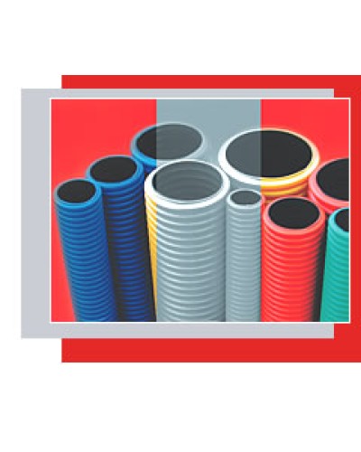 Труба для прокладки кабеля под землей D90мм (внешн.) Экопласт 80090 в Хабаровске Труба гофрированная Pintop.ru