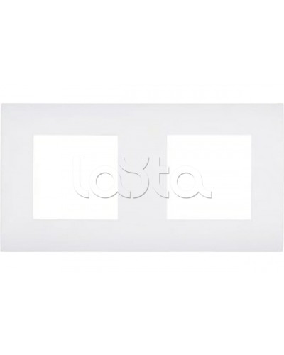 Накладка розетки телефонной или компьютерной 22,5х45 мм под рамку LK45 Экопласт (854204) в Хабаровске Аксессуары для кабель-канала Pintop.ru