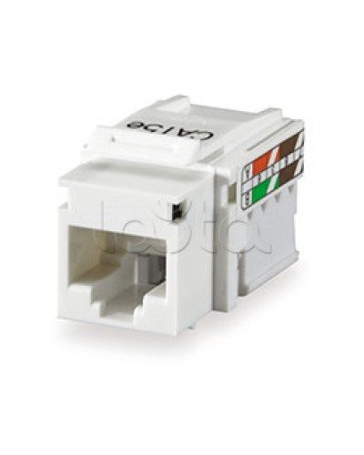 RJ-45 Модуль инф.розетки 110/Krone 5e кат.,бел. CL-0006 Экопласт (87545) в Хабаровске Кроссовое оборудование тип Krone Pintop.ru