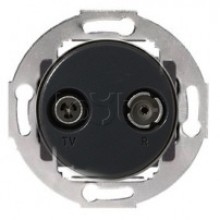 Механизм розетки TV+FM оконечный Vintage Экопласт 885200-1