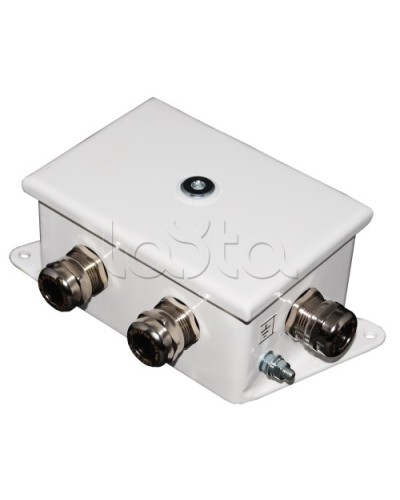 Коробка монтажная огнестойкая Гефест КМ-О (12к)-IP66-d, четыре ввода 120х80х68 в Хабаровске Распределительные коробки Pintop.ru