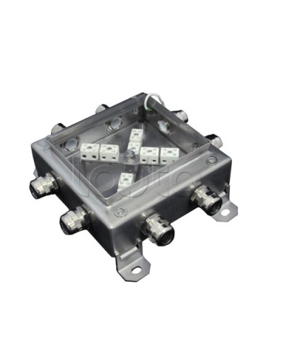 Коробка монтажная огнестойкая Гефест КМ-О (16к)-IP66 1515нерж, 8 вводов в Хабаровске Распределительные коробки Pintop.ru