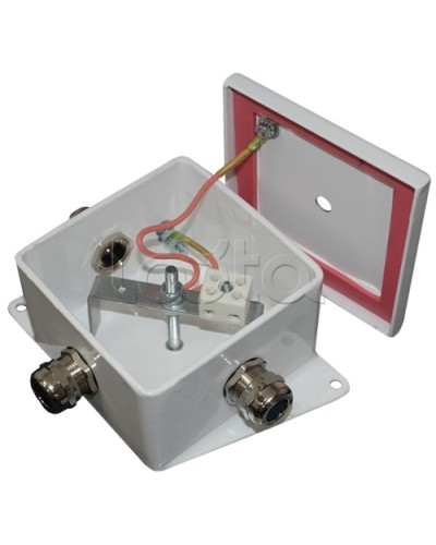 Коробка монтажная огнестойкая Гефест КМ-О (4к*10,0)-IP66-100х100, два ввода в Хабаровске Распределительные коробки Pintop.ru