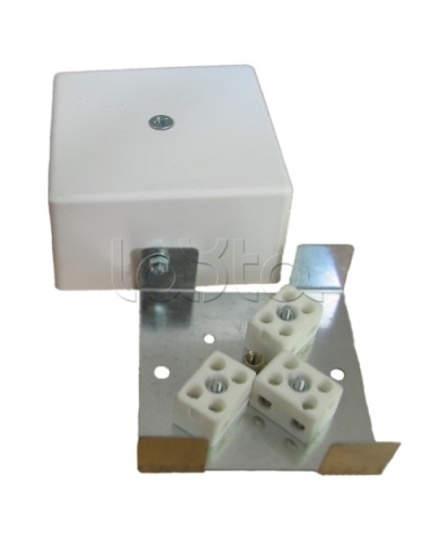 Коробка монтажная огнестойкая КМ-О (6к)-IP41 72x72 Гефест (100 шт/уп) в Хабаровске Распределительные коробки Pintop.ru