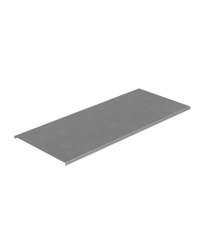 Крышка лотка 400х1,2 L3000 мм ПЛЮС HD85 КМ-профиль (KLplus400-1.2-3000 HD85) в Хабаровске Аксессуары для лотков Pintop.ru