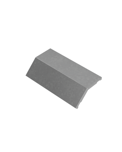 Крышка внешнего вертикального угла 45 гр. 300 мм ПЛЮС INOX304 КМ-Профиль (KVLplus45-300 INOX304) в Хабаровске Аксессуары для лотков Pintop.ru