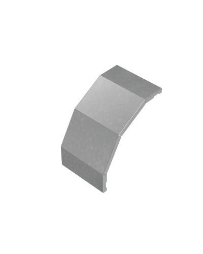 Крышка внешнего вертикального угла 90 гр. 150 мм ПЛЮС HD КМ-Профиль (KVLplus90-150 HD) в Хабаровске Аксессуары для лотков Pintop.ru