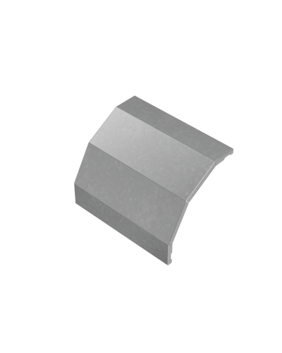 Крышка внешнего вертикального угла 90 гр. 300 мм ПЛЮС HD КМ-Профиль (KVLplus90-300 HD) в Хабаровске Аксессуары для лотков Pintop.ru