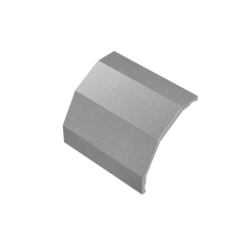 Крышка внешнего вертикального угла 90 гр. 300 мм "ПЛЮС" INOX304 КМ-Профиль (KVLplus90-300 INOX304)