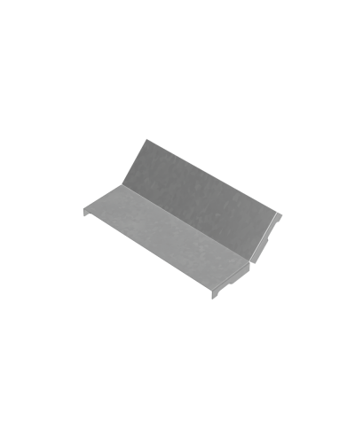 Крышка внутреннего вертикального угла 45 гр. 200 мм ПЛЮС HD КМ-Профиль (KNLplus45-200 HD) в Хабаровске Аксессуары для лотков Pintop.ru