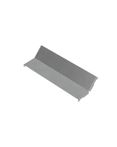 Крышка внутреннего вертикального угла 45 гр. 300 мм ПЛЮС INOX304 КМ-Профиль (KNLplus45-300 INOX304) в Хабаровске Аксессуары для лотков Pintop.ru